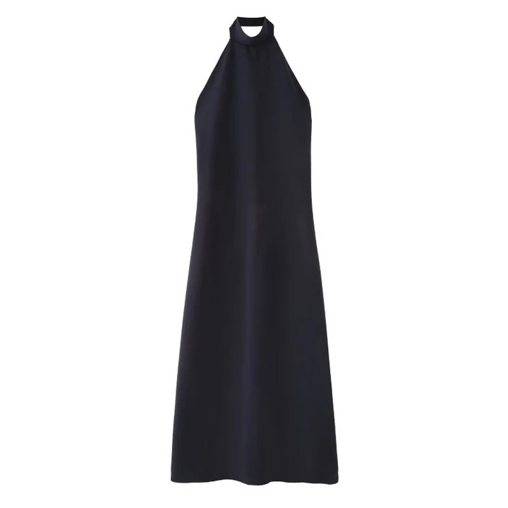 Lily | Backless Shoulder Midi Dress for Summer Parties and Beach Days - S