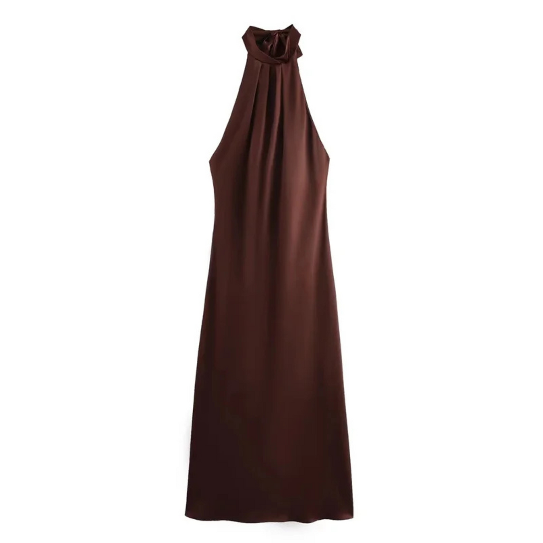 Charlotte | Backless Long Dress for Elegant Summer Evenings - XS