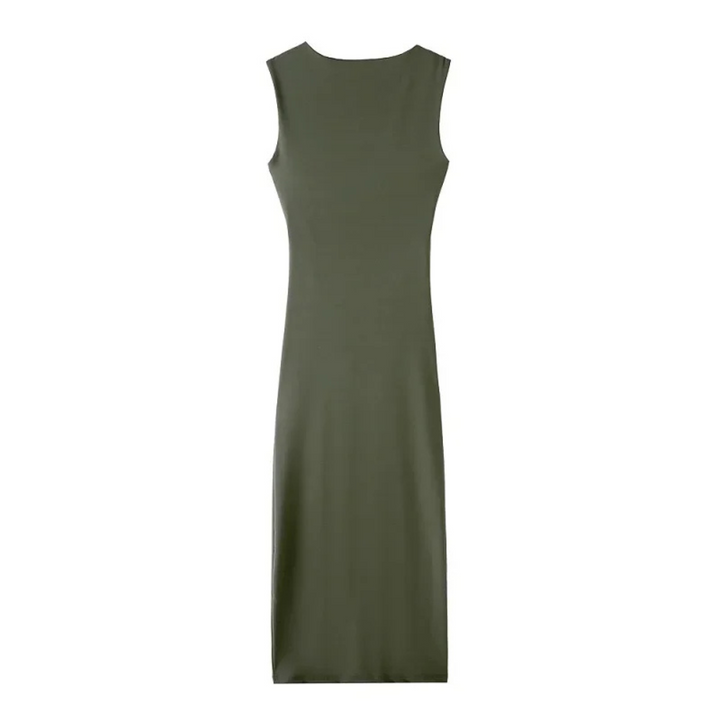 Indiana | Asymmetrical Bodycon Sleeveless Dress for Holidays