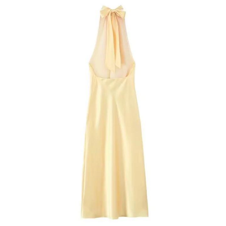 Ruby | Backless Midi Dress for Summer Parties