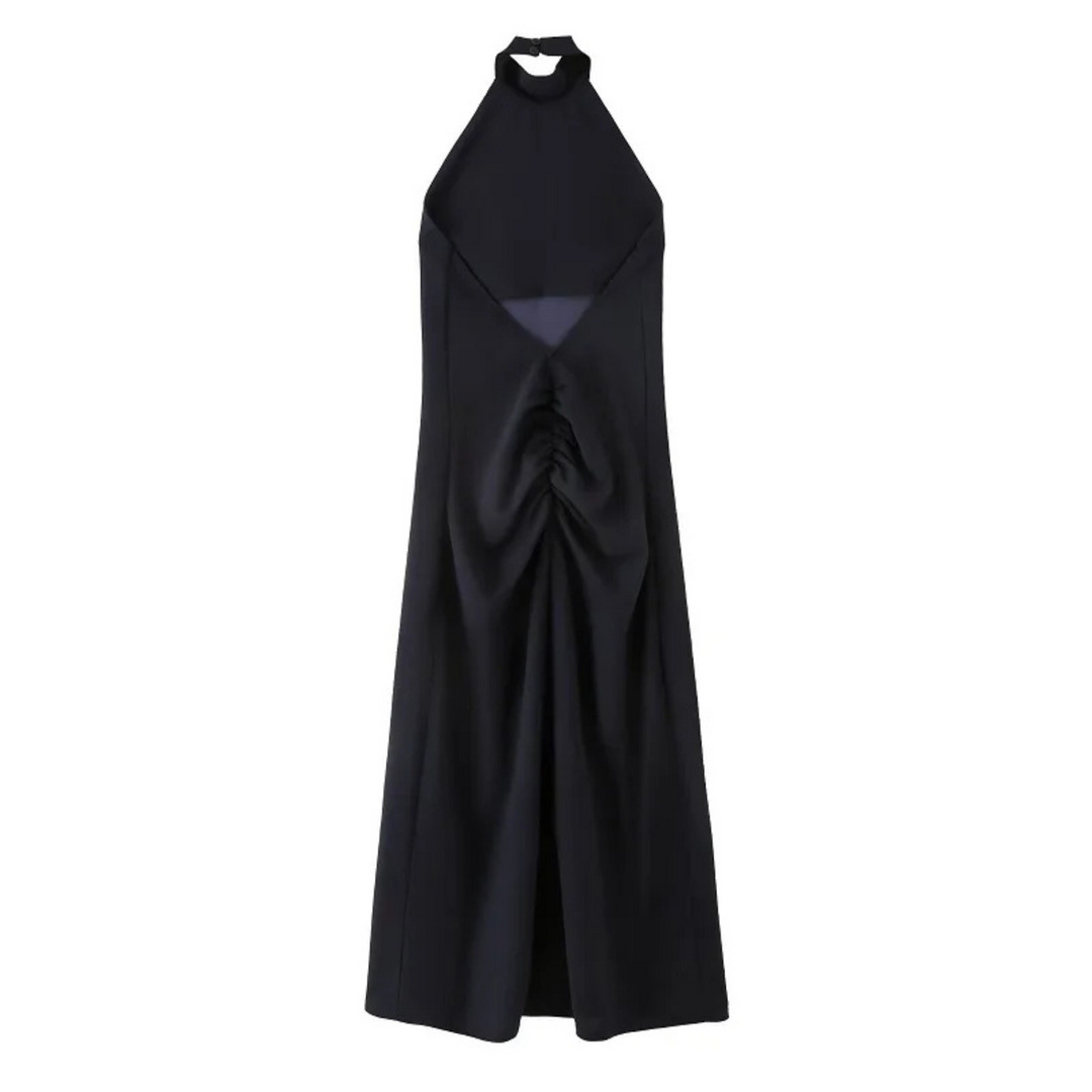 Lily | Backless Shoulder Midi Dress for Summer Parties and Beach Days