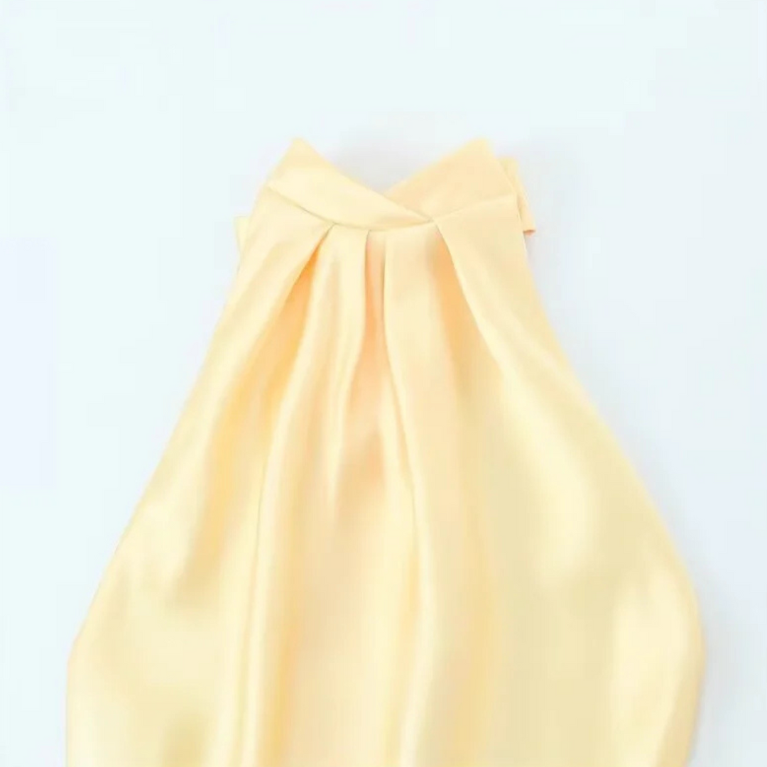 Ruby | Backless Midi Dress for Summer Parties