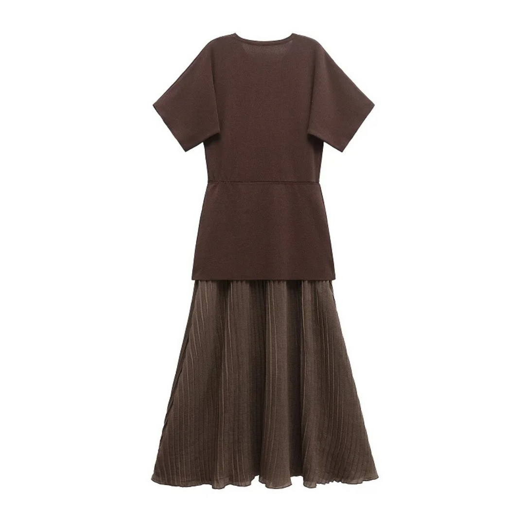 Mia | Short-Sleeved Maxi Dress for Vintage Party Looks
