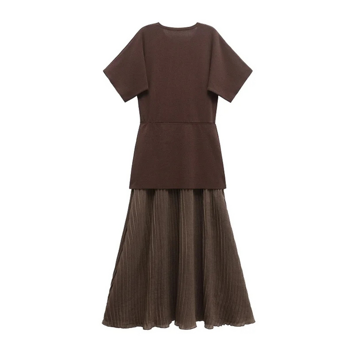 Mia | Short-Sleeved Maxi Dress for Vintage Party Looks