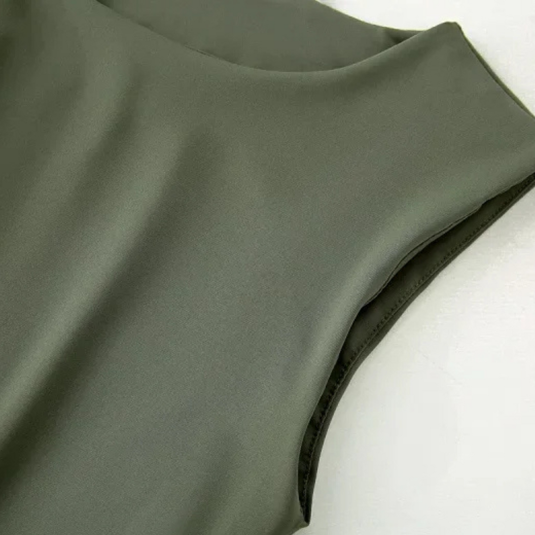 Indiana | Asymmetrical Bodycon Sleeveless Dress for Holidays