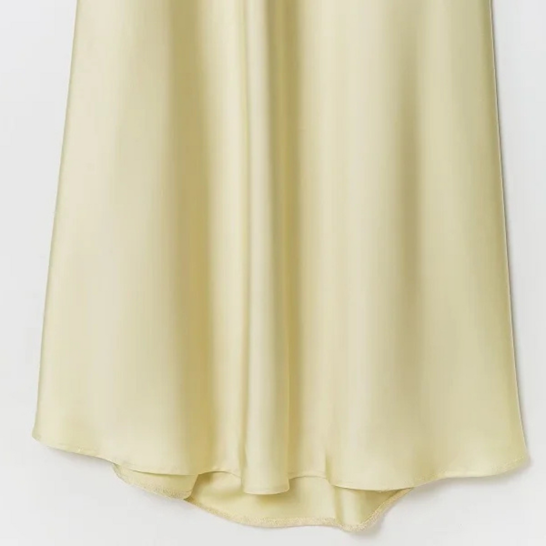 Sienna | Scarf Satin Backless Maxi Dress for Summer Evenings