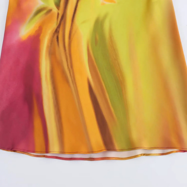 Kirra | Backless Draped Slip Midi Dress for Summer Parties