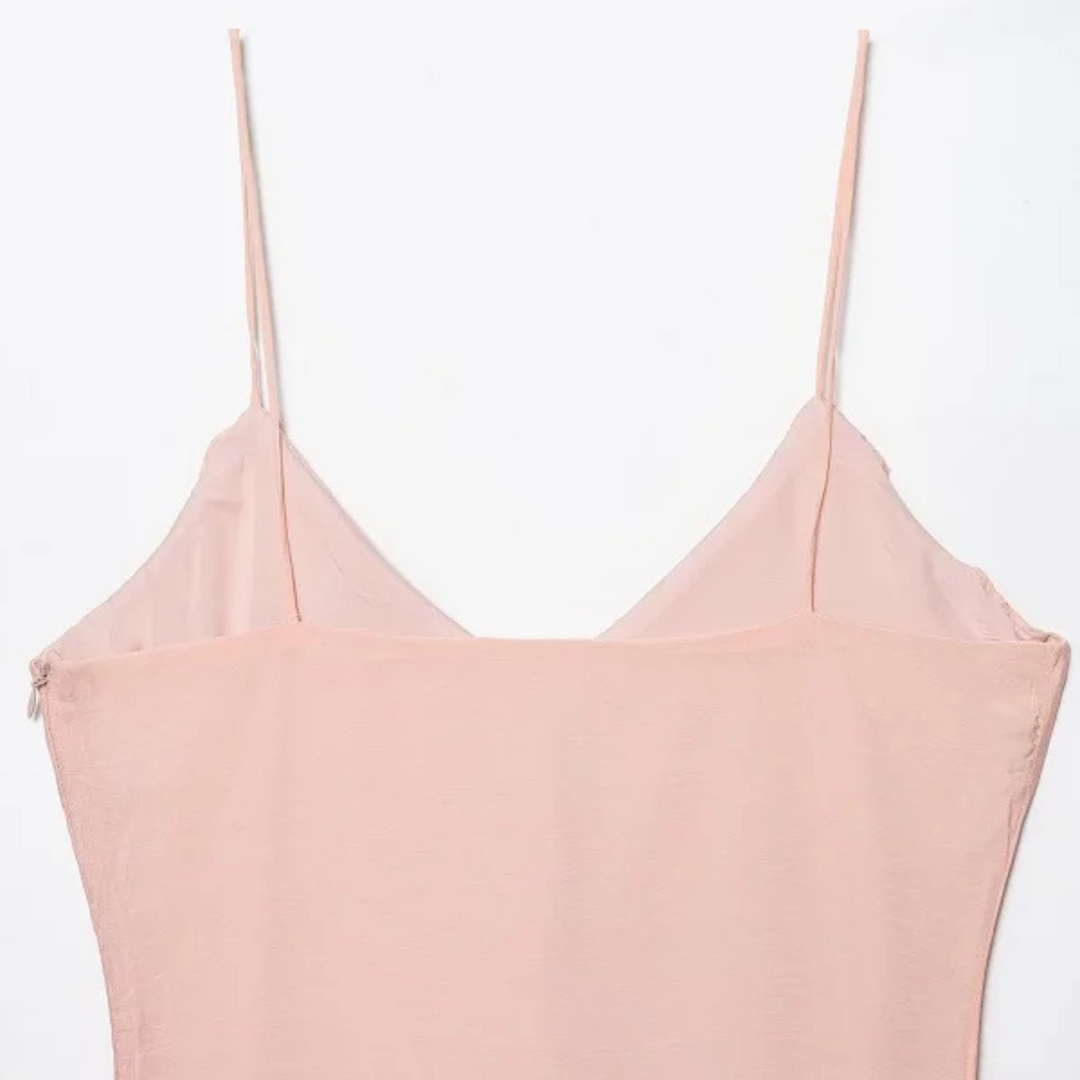 Willow |Ruffle Summer Backless Dress with Straps for Parties and Beach Days