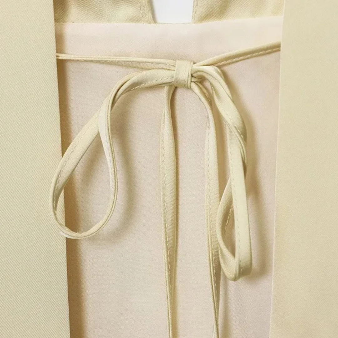 Sienna | Scarf Satin Backless Maxi Dress for Summer Evenings